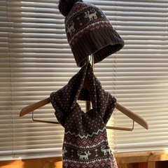 子供用　帽子&マフラーの画像