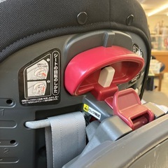 サ2511-197 Aprica ディアターン 回転式チャイルドシート 93058 バウシンググレー  新生児〜4歳頃まで 動作未確認 キズ汚れ有り  の画像