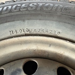 スタッドレスタイヤ　鉄チン15インチ
　の画像