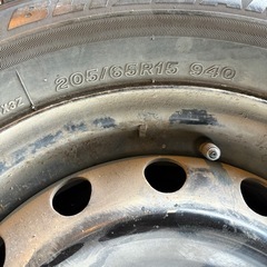 スタッドレスタイヤ　鉄チン15インチ
　の画像