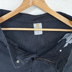 ZARA 黒　パンツ　ズボンの画像