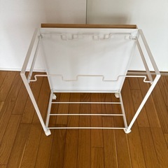 TOWER 3種類目隠し分別ゴミ箱ワゴン の画像