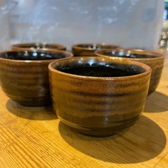 【引き取り限定】中古品/湯呑み/おちょこ/5個セットの画像