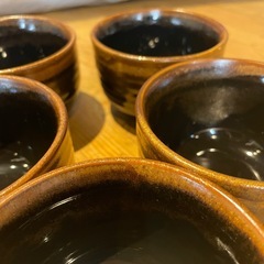 【引き取り限定】中古品/湯呑み/おちょこ/5個セットの画像