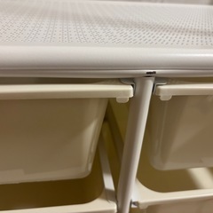 ハンガーラック 引き出し 収納ボックス キャスター付き キッズ コンパクト  LOWYAの画像