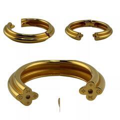 ルイヴィトン LOUIS VUITTON ブレスレット ジョンク ファスト フラワー バングル バングル M64876 ゴールドの画像