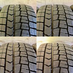 【スタッドレス】DUNLOP WINTERMAXX WM02 195/65R15 91Q M+S 中古タイヤ4本セットの画像