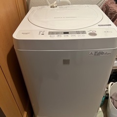 引き取り日時限定　シャープ洗濯機の画像