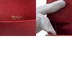 プラダ PRADA カードケース サフィアーノ コインケース 小銭入れ 1MC026 レッド系の画像
