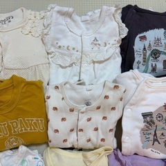 ベビー冬服50-70 ベビー用品 まとめ売り 26点の画像