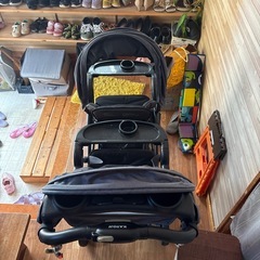 縦型
ツインベビーカーの画像