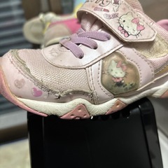 キティちゃん　ピンク　スニーカー　17cmの画像