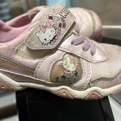 キティちゃん　ピンク　スニーカー　17cmの画像