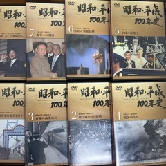 昭和天皇の時代、昭和・平成100年史　DVD全12本　 中古品の画像