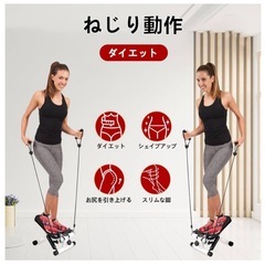 ステッパー 静音 負荷調節可能 省スペース 有酸素運動 ダイエット フィットネス  室内運動器具 コンパクト 自宅トレの画像