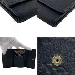 ルイヴィトン LOUIS VUITTON キーケース モノグラム ミュルティクレ6 M82604 ブラックの画像