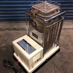 ポット式石油ストーブ サンデン オイルヒーター KS-103SE 昭和 レトロ ストーブ 煙突式 三共電器 暖房 石油ストーブ ヒーターの画像