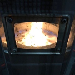 ポット式石油ストーブ サンデン オイルヒーター KS-103SE 昭和 レトロ ストーブ 煙突式 三共電器 暖房 石油ストーブ ヒーターの画像