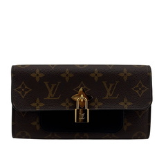ルイヴィトン LOUIS VUITTON 長財布 モノグラム ポルトフォイユフラワー M62577 ブラウンの画像