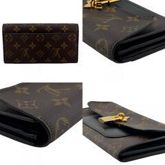 ルイヴィトン LOUIS VUITTON 長財布 モノグラム ポルトフォイユフラワー M62577 ブラウンの画像