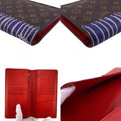 ルイヴィトン LOUIS VUITTON 長財布 モノグラムパッチワーク ポルトフォイユ ブラザ 二つ折り M69739 ブラウンの画像