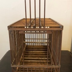 竹の鳥カゴの画像