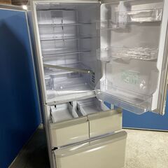 【良品】SHARP 5ドア冷蔵庫 SJ-W411E-N 2019年製 通電確認済み 412L どっちもドア 早い者勝ち 引取歓迎 配送OKの画像
