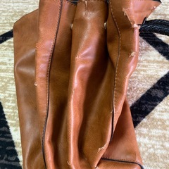 貰ってください　合皮　トートバッグの画像