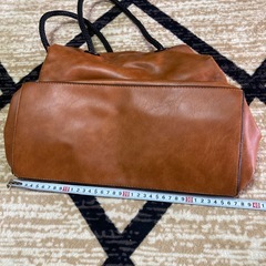 貰ってください　合皮　トートバッグの画像