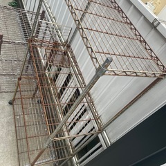 ⭐︎無料⭐︎スチールラック２つ　3段ラック　4段ラックの画像