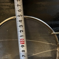 ステンレス　平ザルの画像