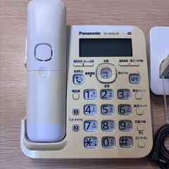 Panasonic 固定電話 VE-GD56-W 子機1点セット H_061の画像