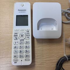 Panasonic 固定電話 VE-GD56-W 子機1点セット H_061の画像