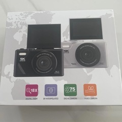 デジタルカメラ デジカメ 7500 万画素 Wi-Fi 機能 180度回転の画像