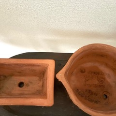 シャビーシックなテラコッタ　4点の画像