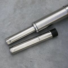 ≪zyt2559ジ≫ マルゼン ステンレス製 業務用1槽シンク 幅45cm 奥行60cm バックガード付 脚アジャスタ長め 現状品 中古厨房機器/宮城県仙台市 71029-03の画像