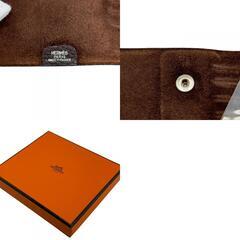 エルメス HERMES 手帳カバー ユリスミニ ブラウンの画像