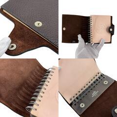 エルメス HERMES 手帳カバー ユリスミニ ブラウンの画像