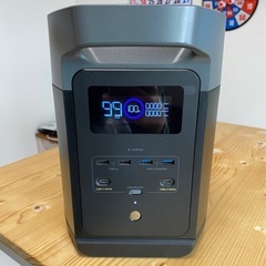 (取引中)ECOFLOW DELTA2 1024wh ポータブル電源の画像