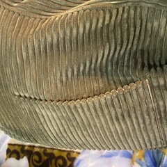 & 1人掛けビーズソファ　LOOSY HUGME オリーブ  の画像