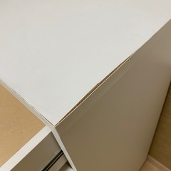 ニトリ　白　収納チェスト の画像