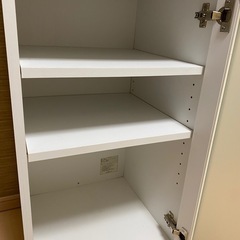 ニトリ　白　収納チェスト の画像