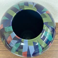 【お売りします】花瓶 花器 壺 インテリア 青系の画像