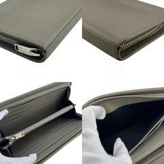 サンローランパリ SAINT LAURENT PARIS 長財布 ロゴ ラウンドファスナー 326599 グレージュの画像