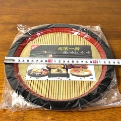 新品未使用 山中塗 水切り式丸ざるそば 5枚の画像