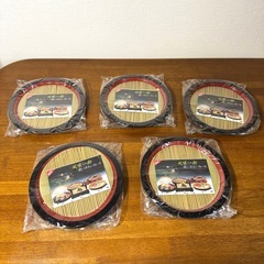 新品未使用 山中塗 水切り式丸ざるそば 5枚の画像