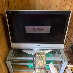 テレビ　テレビ台　ガラスの画像