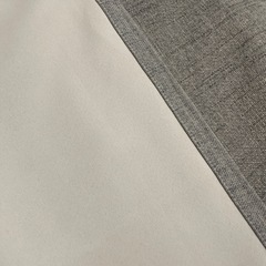 ニトリ　遮光カーテン グレー１枚　158×200 の画像