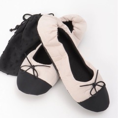 携帯スリッパ　収納袋つき　シアードット　myuの画像