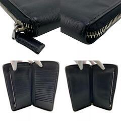 プラダ PRADA 長財布 サフィアーノ 2ML220 ブラックの画像